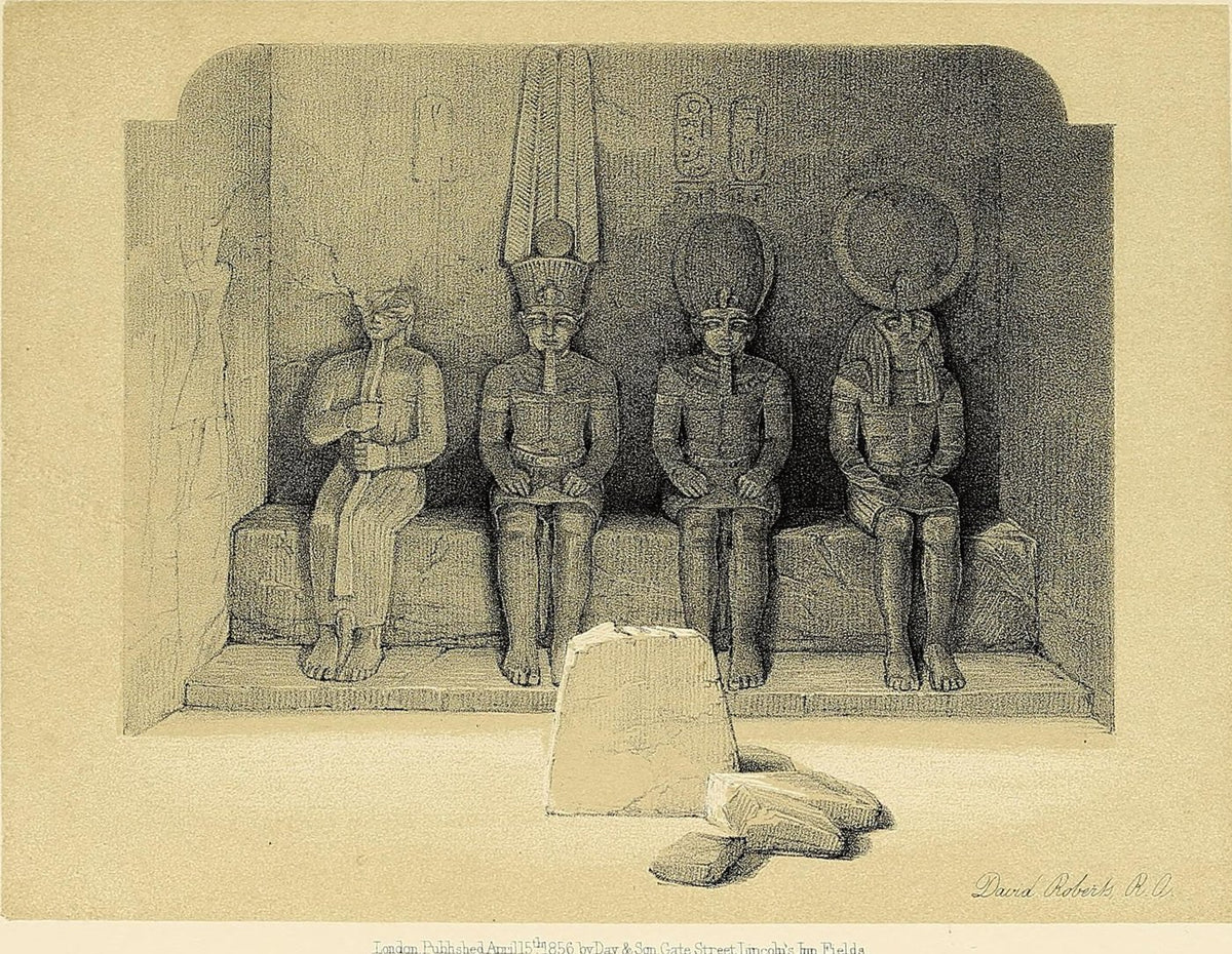The Sanctuary of the Great Temple of Aboo-Simbel