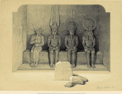 The Sanctuary of the Great Temple of Aboo-Simbel