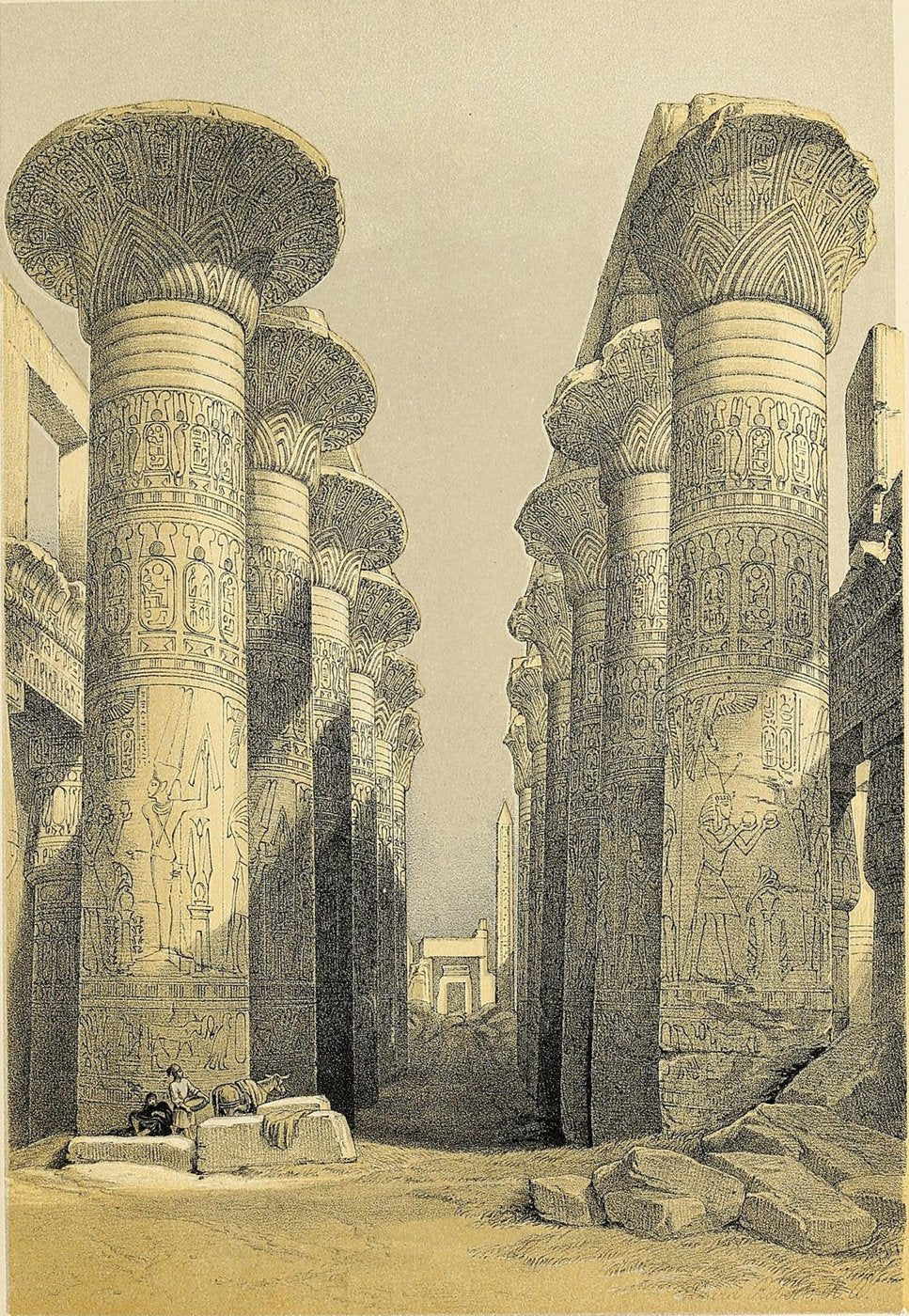 Central Avenue of the Great Hall of Columns, Karnac
