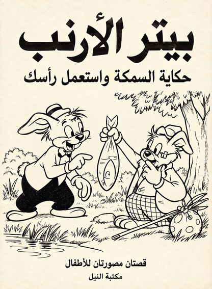 غلاف بيتر الأرنب — قصتان مصورتان للأطفال