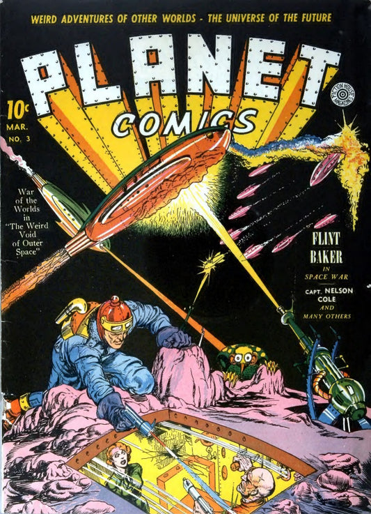 Planet Comics number 3 authentic March 1940 cover
