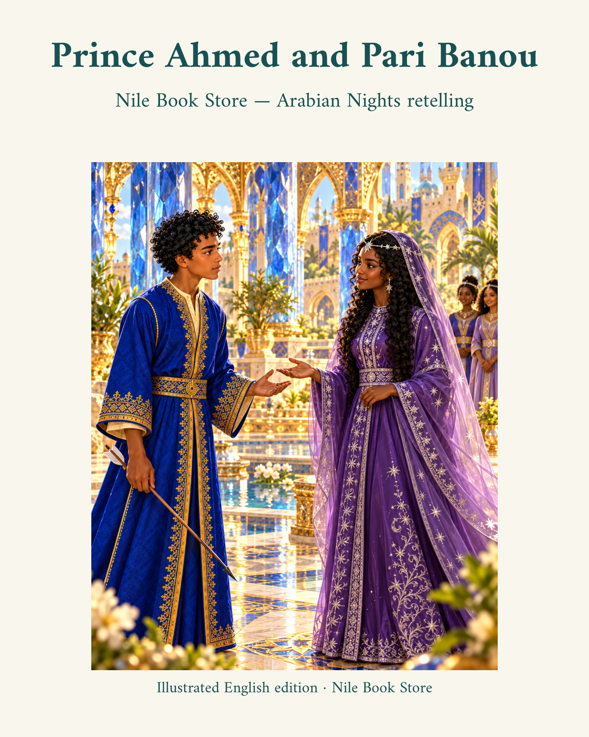 Prince Ahmed and Pari Banou — Illustrated Nubian Retelling
