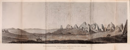 Original 1829 engraved view of Aqaba castle