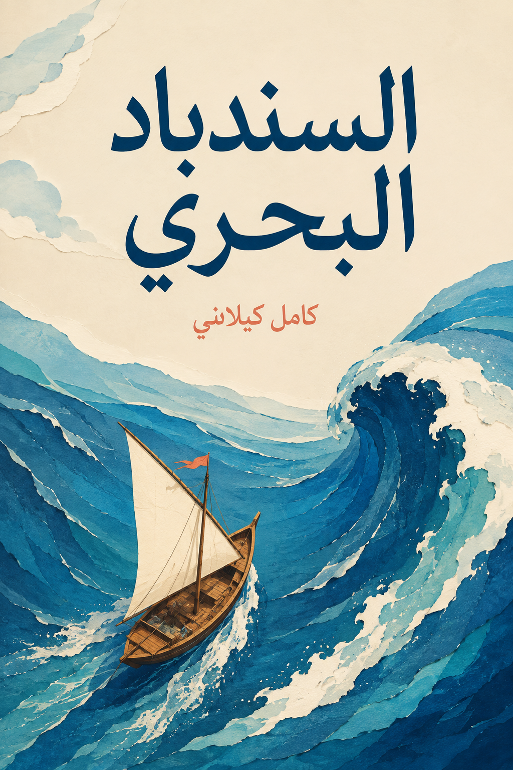 السندباد البحري — كامل كيلاني، غلاف الطبعة العربية