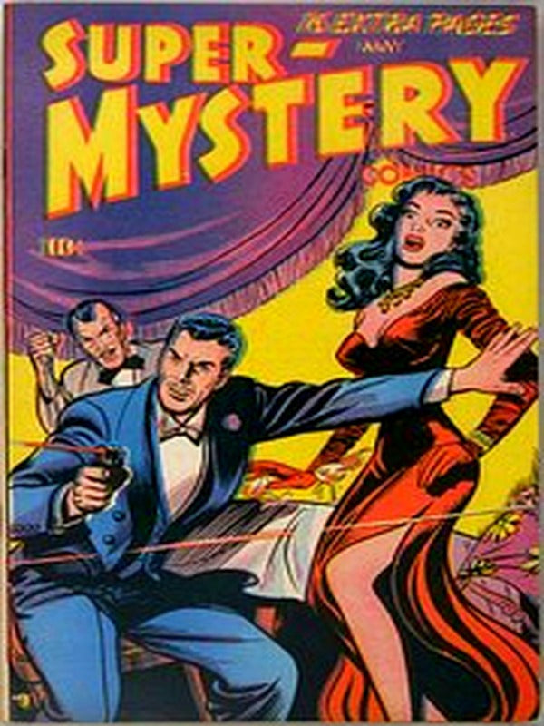 Super Mystery Comics v07n05 — Golden Age comic book cover