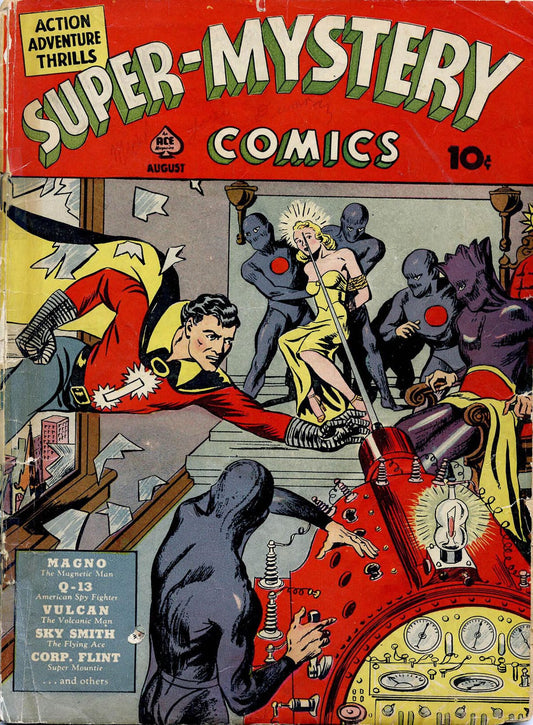 Cover of Super Mystery Comics v01n02
