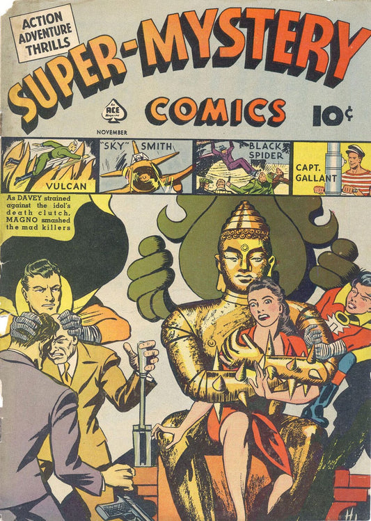 Cover of Super Mystery Comics v01n04