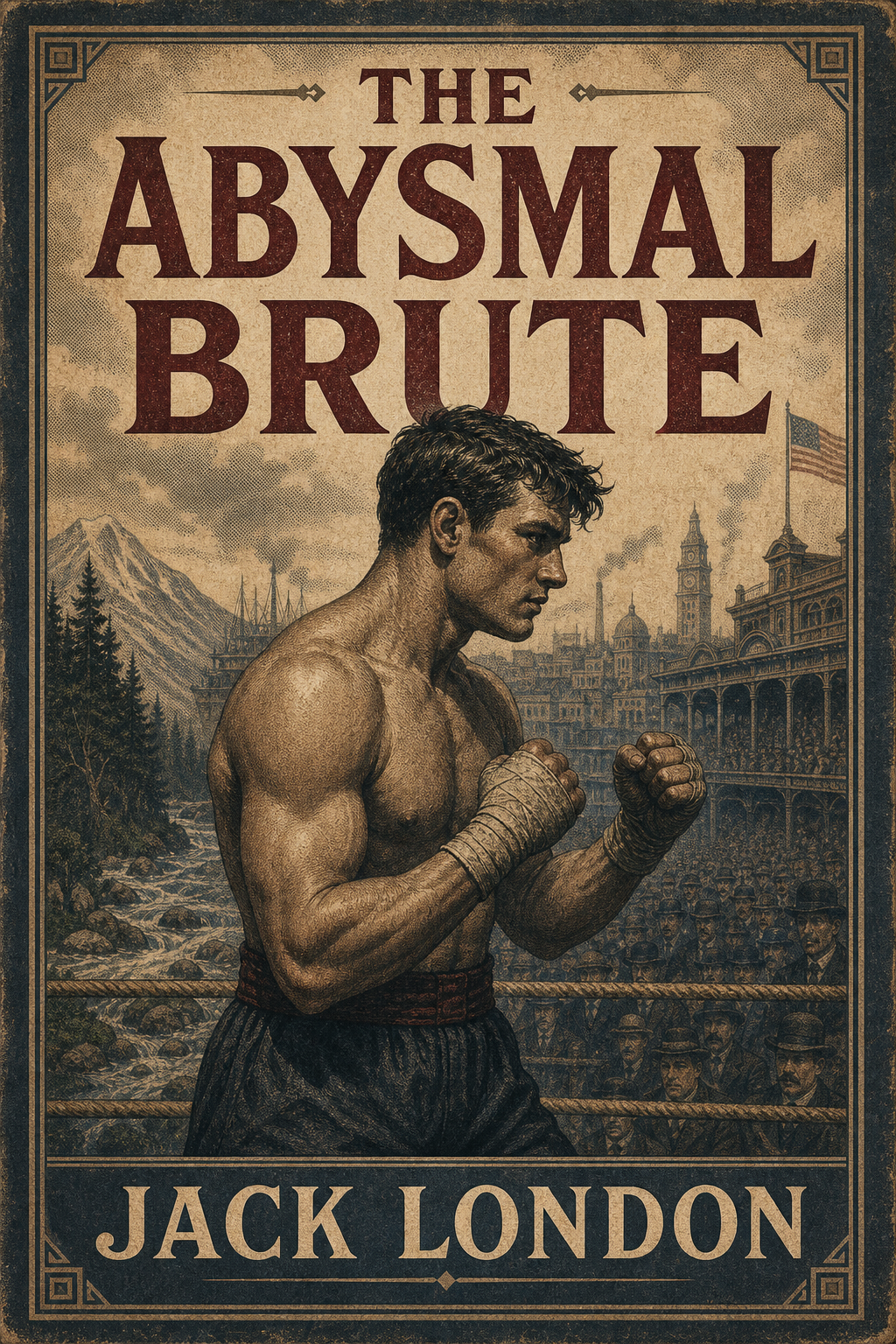 The Abysmal Brute by Jack London — illustrated EPUB and audiobook cover