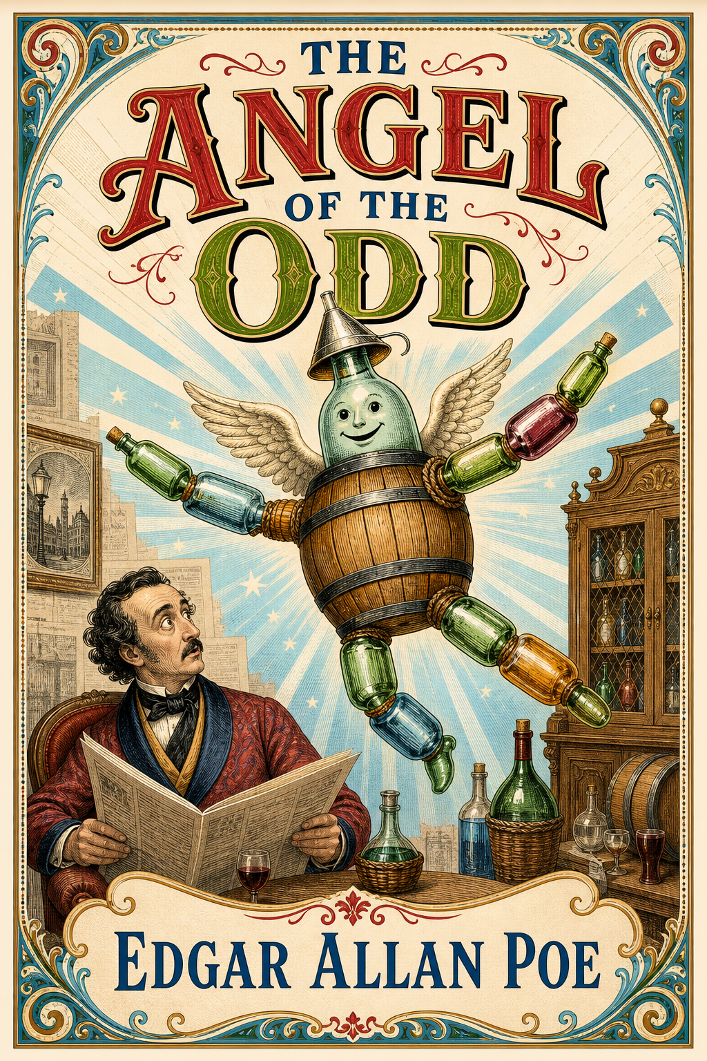 The Angel of the Odd by Edgar Allan Poe ebook and audiobook cover