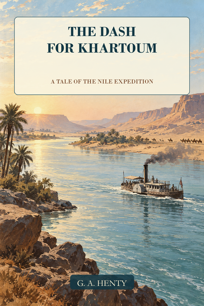 The Dash for Khartoum by G. A. Henty — illustrated EPUB and audiobook cover
