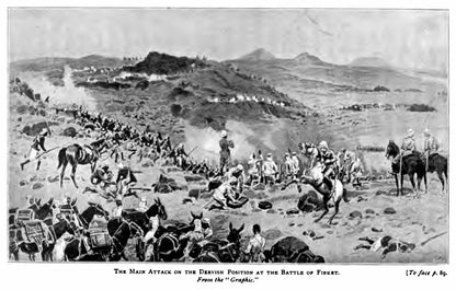 The main attack on the Dervish position at Ferket — original battle plan