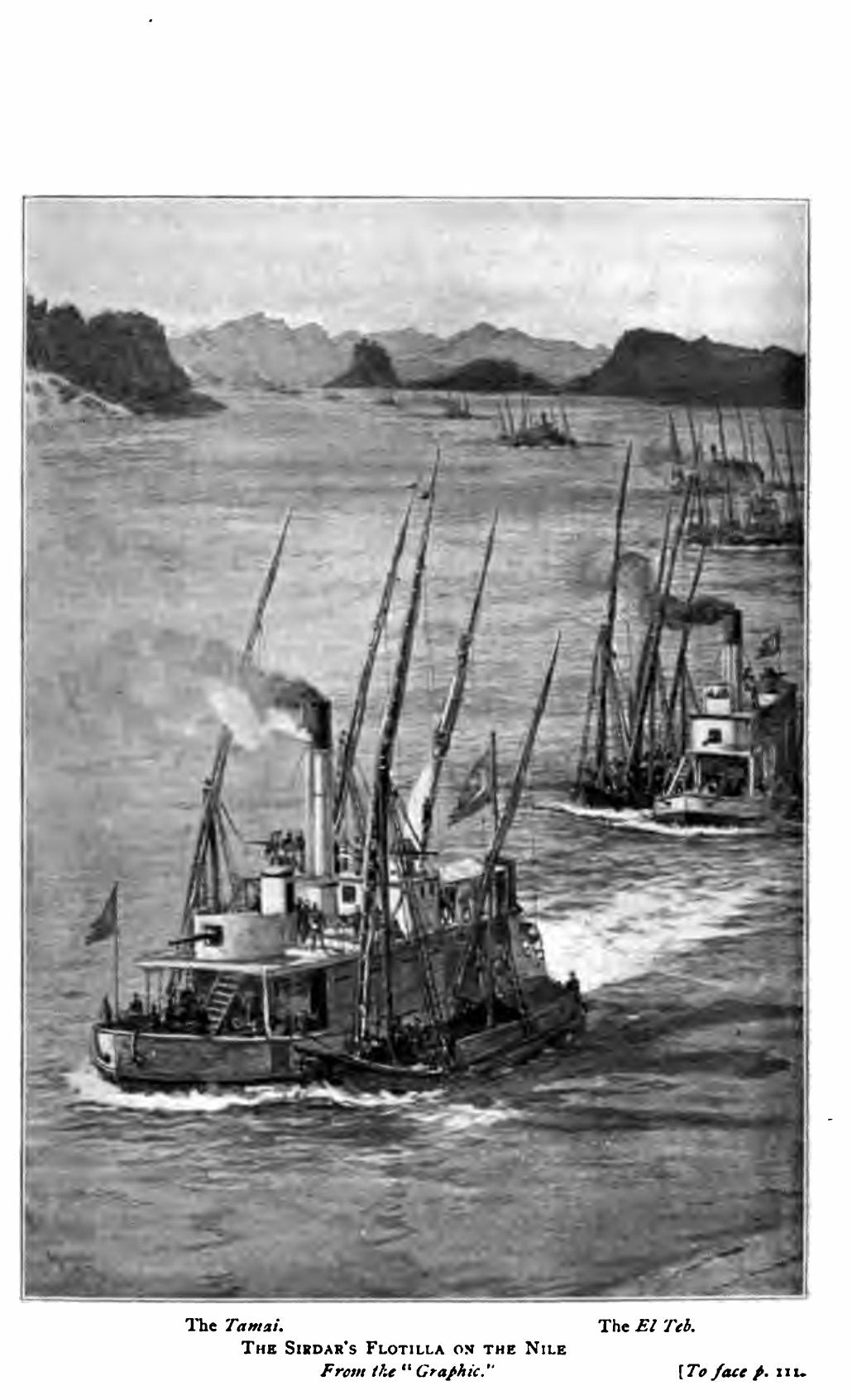 The Sirdar's flotilla — original illustration