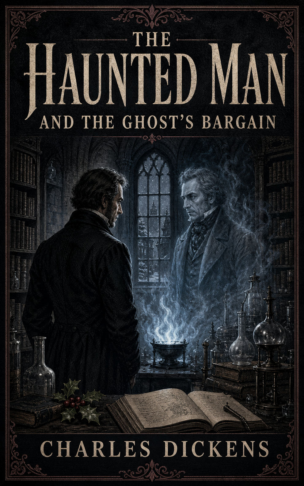 The Haunted Man and the Ghost's Bargain by Charles Dickens — EPUB and audiobook cover
