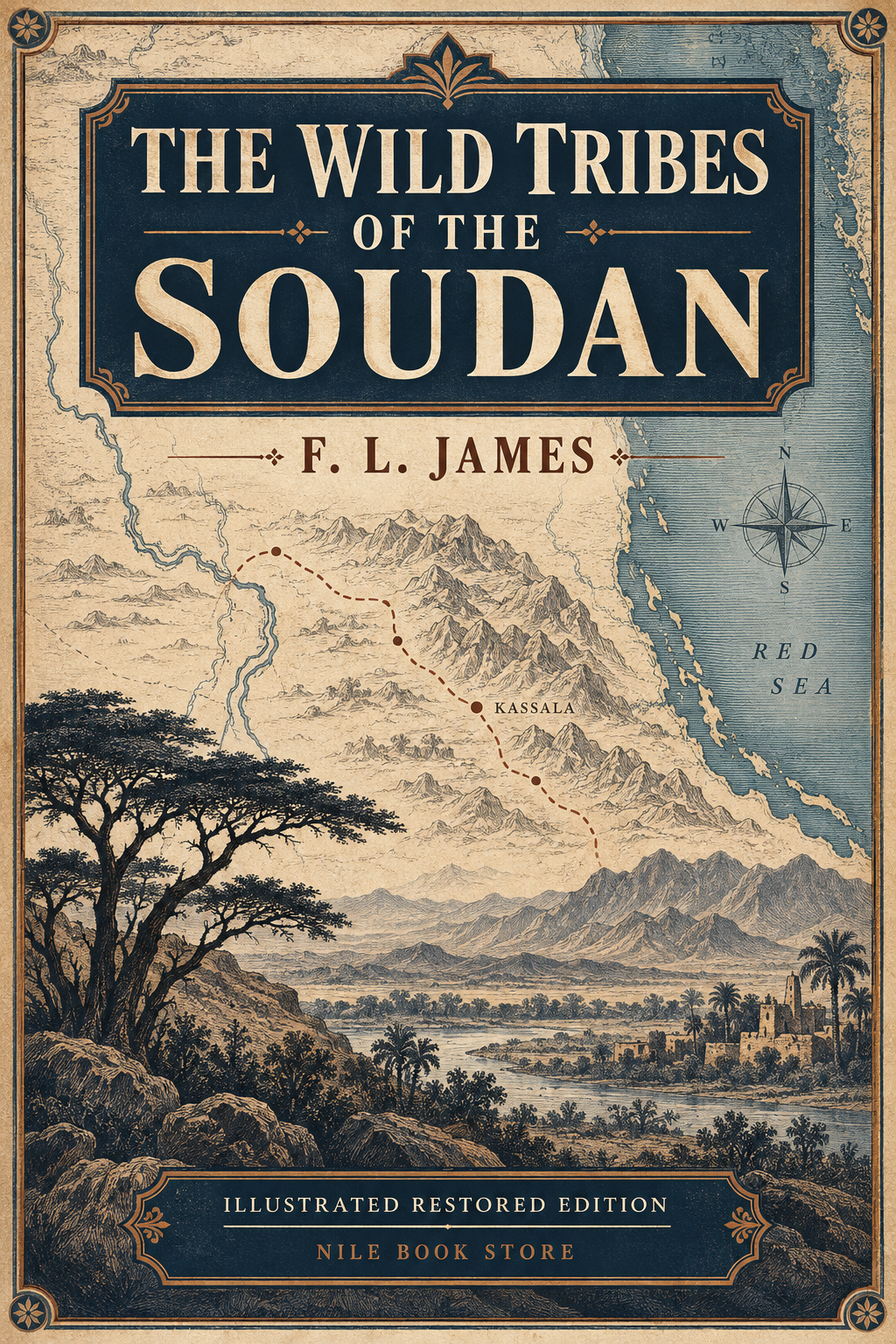 Cover of The Wild Tribes of the Soudan by F. L. James