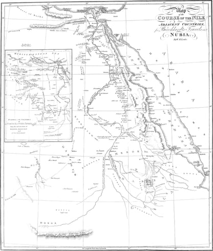 Original map of the Nile and adjacent countries