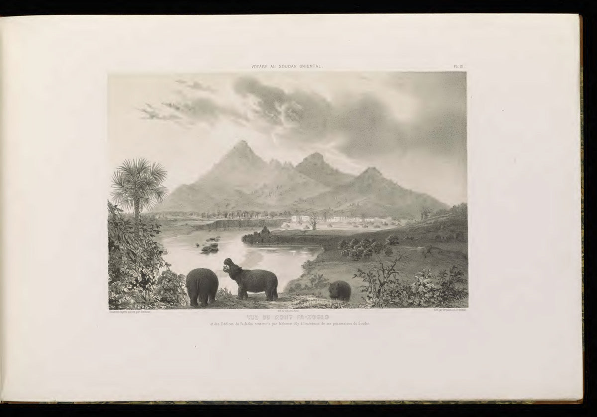 Mount Fazogli — original Trémaux atlas illustration
