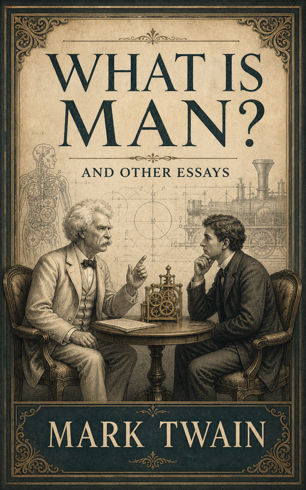 What Is Man? and Other Essays by Mark Twain — EPUB and audiobook cover
