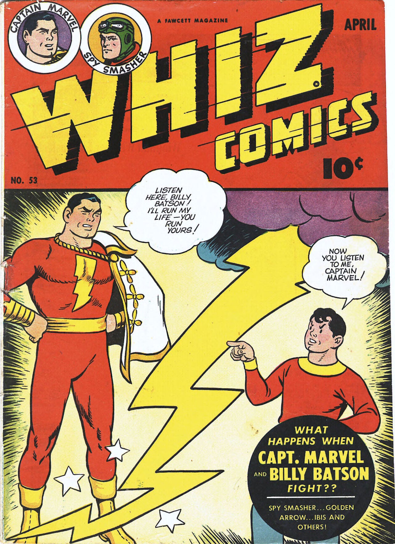 Cover of Whiz Comics 053