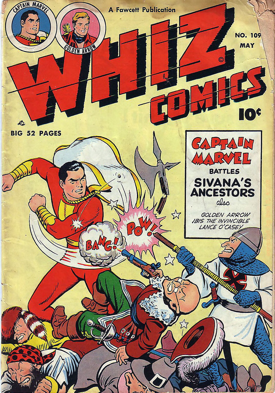Cover of Whiz Comics 109