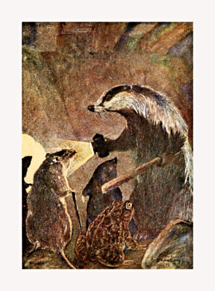 Original Paul Bransom illustration from The Wind in the Willows