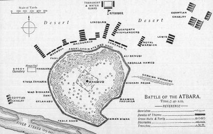 Original plan of the Battle of Atbara