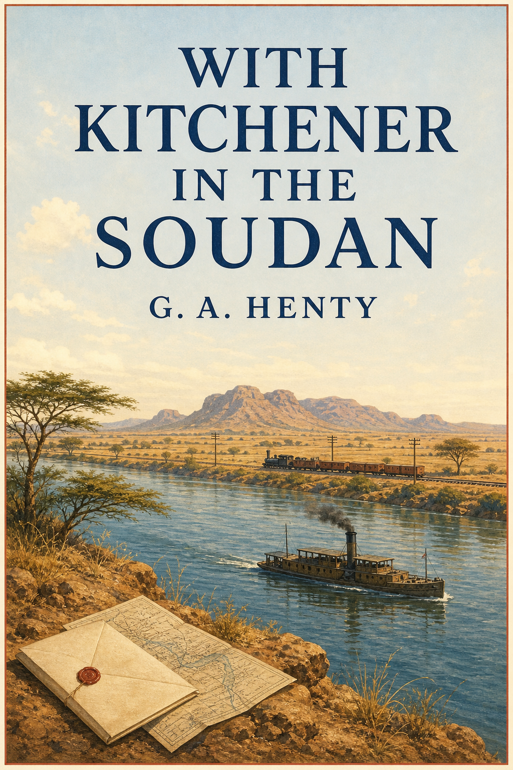 Cover of With Kitchener in the Soudan by G. A. Henty